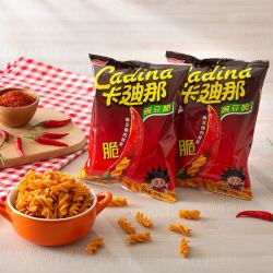 cadina卡迪那薯片3种口味豌豆脆52gx3袋休闲食品零食小吃办公室