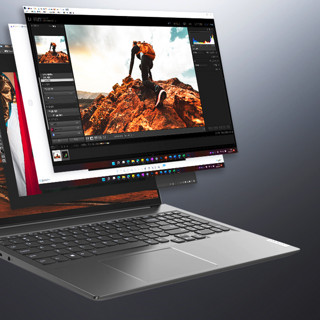 Lenovo 联想 YOGA 16S 六代锐龙版 16.0英寸 轻薄本 黑色 (锐龙R7-6800H、核芯显卡、16GB、512GB SSD、2.5K、165Hz)