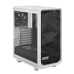 Fractal Design 分形工艺 Meshify 2 Compact（M2C）白色（高透钢化玻璃/短身高效/低噪风扇/支持360水冷）