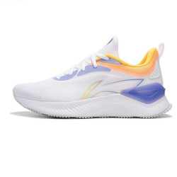 lining李宁越影element男子跑鞋arhs0091标准白荧光绣蓝紫42