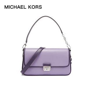 MICHAEL KORS MK 女包 迈克 科尔斯 MK MICHAEL KORS 女士BRADSHAW系列紫色牛皮小号单肩斜挎包 30T1S2BL1L ORCHD HZ MLT