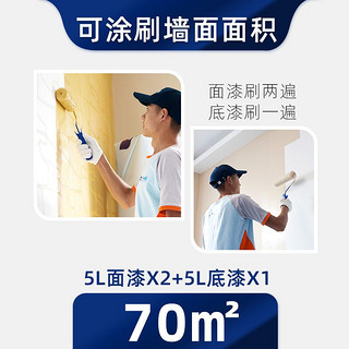 Dulux 多乐士 乳胶漆室内家用油漆涂料墙漆自刷墙环保墙面漆抗甲醛五合一