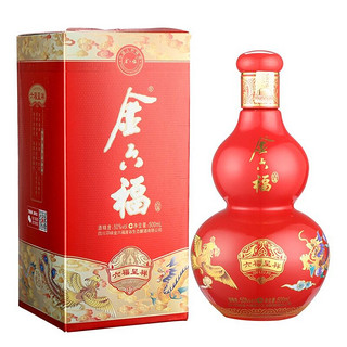 金六福 六福呈祥 50度500ml*6瓶整箱装高度白酒（产品升级 纯粮酿造）