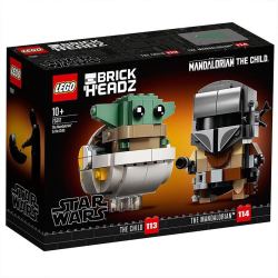 LEGO 乐高 ® BrickHeadz方头仔系列 75317 曼达洛人与尤达宝宝