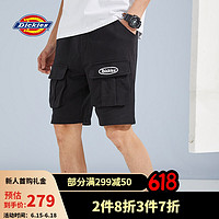 Dickies 帝客 短裤 男式卫裤短裤  男女同款 DK010267 黑色