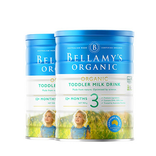 BELLAMY'S 贝拉米 经典系列 有机幼儿奶粉 澳版 3段 900g*2罐