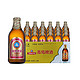 88VIP：青岛啤酒 高端小棕金质啤酒  296ml*24瓶
