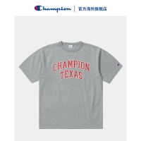 Champion 冠军新品T恤海外正品城市限定LOGO艺术字体印花T男女同款