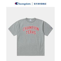 Champion 冠军新品T恤海外正品城市限定LOGO艺术字体印花T男女同款
