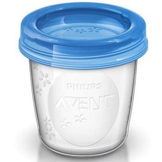 AVENT 新安怡 SCF619/05 母乳辅食储存杯 180ml 5个装