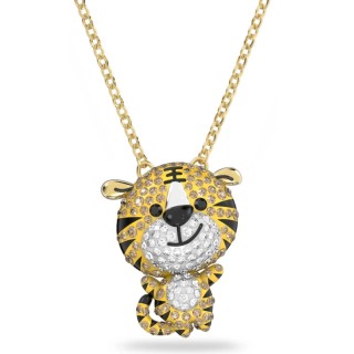SWAROVSKI 施华洛世奇Zodiac Tiger系列5620291 老虎项链38cm【报价价格 ...