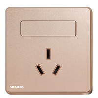 SIEMENS 西门子 arina睿致系列 5UB81833NC04 10A三孔带开关插座 玫瑰金