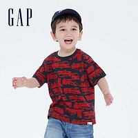 Gap 盖璞 布莱纳男女幼童纯棉短袖T恤681411 夏季童装上衣洋气