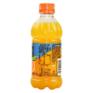 美汁源 可口可乐美汁源果粒橙300ml*4瓶果味饮料果粒橙橙汁果汁饮品
