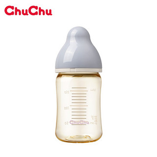 CHUCHU BABY 啾啾 马卡龙系列 PPSU奶瓶 160ml 蓝色
