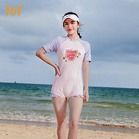 361° 361度少女连体三角连体泳衣专业保守显瘦2021新款夏季女士游泳衣