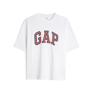 Gap 盖璞 重磅密织系列 男士圆领短袖T恤 688537 白色 M