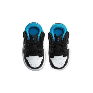 AIR JORDAN 正代系列 Jordan 1 Low Alt (TD) 儿童休闲运动鞋 CI3436-004 白色/蓝色 22码