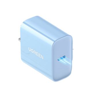 UGREEN 绿联 CD137 手机充电器 Type-C 20W 天空蓝