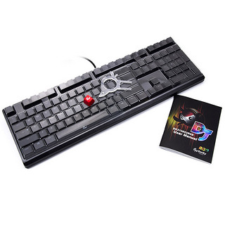 Ducky 吉利鸭 2108 S2 108键 有线机械键盘 黑色 国产茶轴 RGB背光