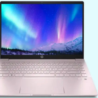 HP 惠普 星14 Pro 十二代酷睿版 14.0英寸 轻薄本 初恋粉 (酷睿i5-12500H、核芯显卡、16GB、512GB SSD、2.8K、90Hz、P14-eh0102TU）