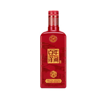 YANGHE 洋河 白酒百年洋河绵柔浓香型海之蓝兄弟款 42度红翡500ml*6瓶整箱