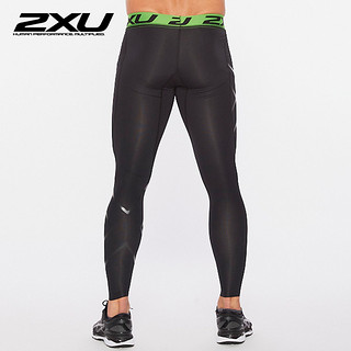 2XU 恢复系列压缩长裤 紧身裤男运动裤健身裤跑步高压力加速恢复 S 常规款