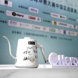 Hero（咖啡器具） ero（咖啡器具） Hero 无名温控手冲咖啡壶家用细口壶电热水壶泡茶控温电动手冲壶 电热控温手冲壶-黑色-1200W