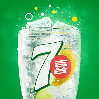 7-Up 七喜 汽水 冰爽柠檬味 300ml*24瓶