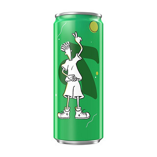 7-Up 七喜 汽水 冰爽柠檬味 330ml*24听 细长罐