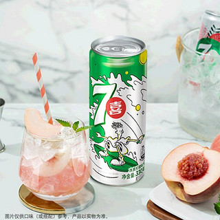 7-Up 七喜 汽水 冰爽柠檬味 330ml*24听 细长罐