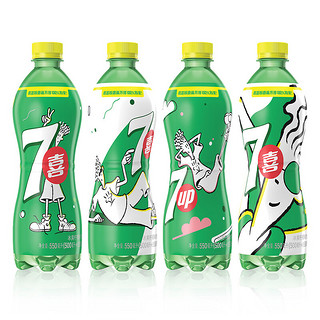 7-Up 七喜 汽水 冰爽柠檬味 550ml*24瓶