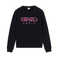 黑卡会员：KENZO 凯卓 Paris Peonie系列 女士Logo圆领卫衣 F962SW707962