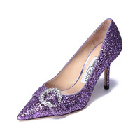 JIMMY CHOO 女士尖头高跟鞋 SARESA 85 ZXV 221 PINK VIOLET