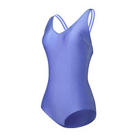 WATERTIME 蛙咚 女子三角连体泳衣 WT2359 槿紫流光 XL 单肩带款