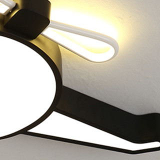 WRIGLEY 箭牌 QFSG172-54FD LED卧室吸顶灯 黑色
