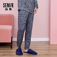 Semir 森马 j家居裤男士秋季运动裤磨毛睡裤休闲舒适家居服下装