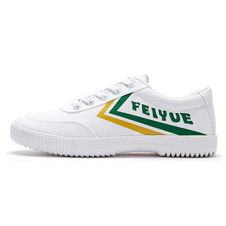 Feiyue. 飞跃 中性运动帆布鞋 FY8108 黄绿白底 41