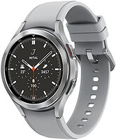 SAMSUNG 三星 Galaxy Watch4 Classic 智能手表（不锈钢，LTE，46 毫米）银色