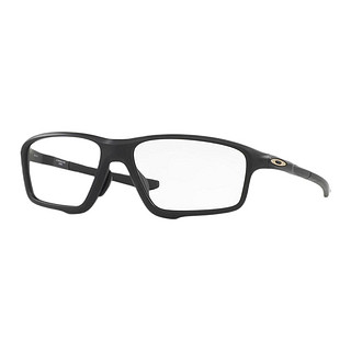 OAKLEY 欧克利 CROSSLINK系列 0OX8080 男士塑胶眼镜框 哑黑