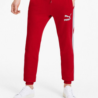 PUMA 彪马 Iconic T7 Track Pant 男子运动长裤 595983-11 红色 S