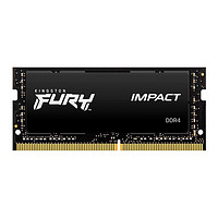 Kingston 金士顿 Impact系列 DDR4 3200MHz 笔记本内存 普条 黑色 8GB HX432S20IB2/8