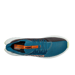 HOKA ONE ONE Carbon卡奔X Carbon X3 男子跑鞋 1123192-BCBLC 珊瑚蓝/黑色 44