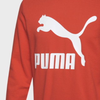 PUMA 彪马 CLASSICS 男子运动卫衣 595892-11 鲜红色 S