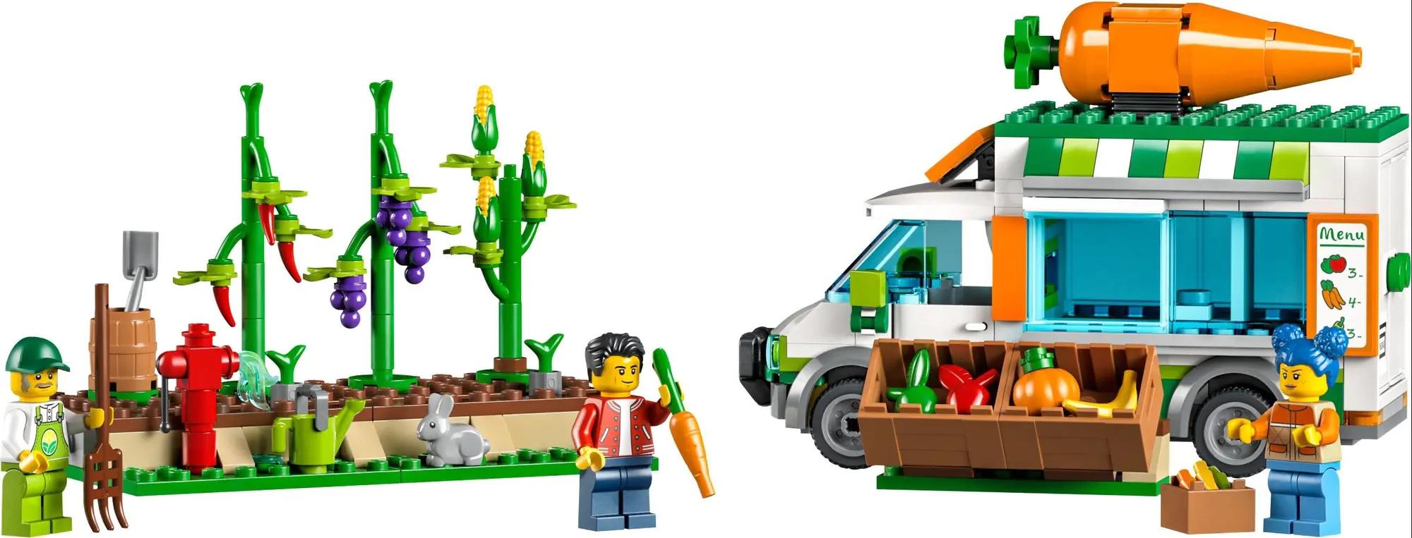 LEGO 乐高City城市系列60345 农场：流动农货车【报价价格评测怎么样