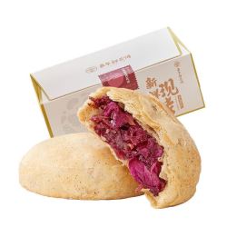 嘉华饼干糕点_jiahua food 嘉华 现烤玫瑰藜麦鲜花饼50g*8枚嘉华鲜花