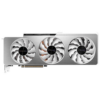 GIGABYTE 技嘉 GeForce RTX 3090 VISION OC 24G雪鹰游戏白色显卡