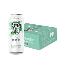 JIANLIBAO 健力宝 微泡水 莫吉托味苏打气泡水330mL*24罐整箱饮料