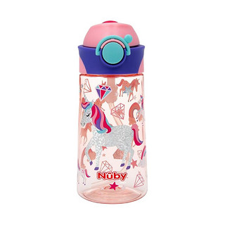 Nuby 努比 儿童水杯 粉色独角兽 450ML