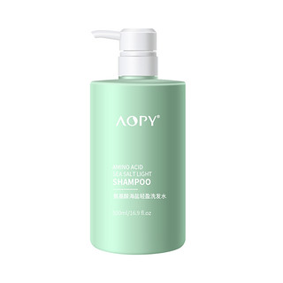 有券的上：AOPY 氨基酸海盐轻盈洗发水 500ml